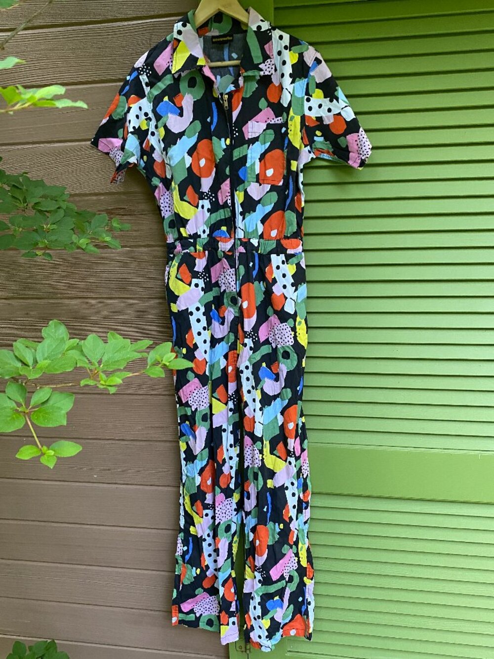 Nooworks Cotton Devo Jumpsuit in Party Print - Fits like a L